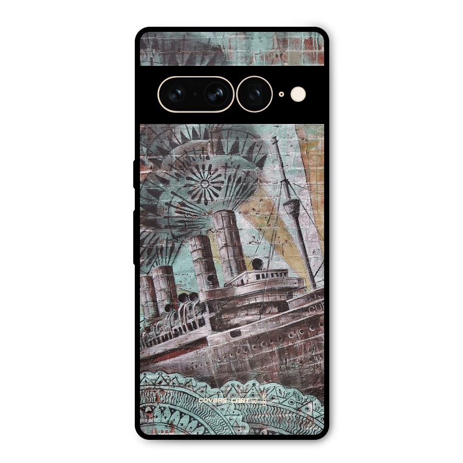 Dream Ship Metal Back Case for Google Pixel 7 Pro