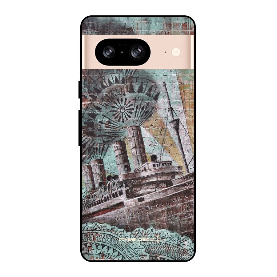 Dream Ship Metal Back Case for Google Pixel 8