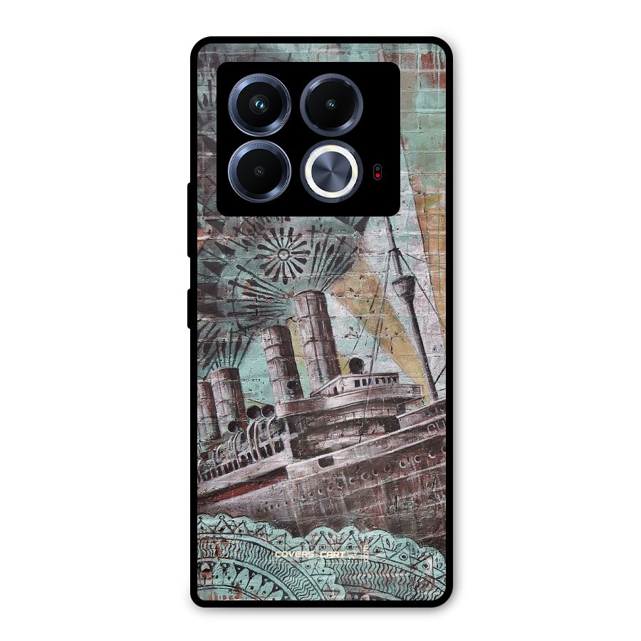Dream Ship Metal Back Case for Infinix Note 40 5G