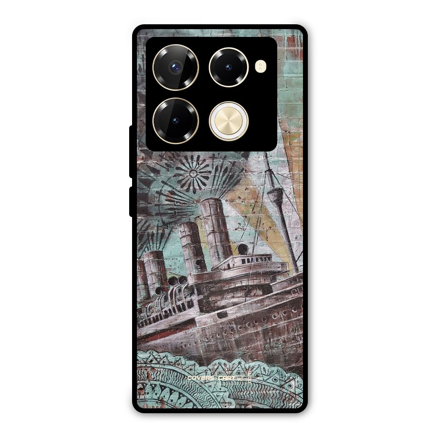Dream Ship Metal Back Case for Infinix Note 40 Pro Plus