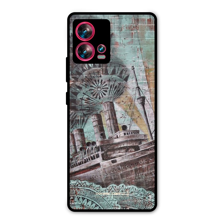 Dream Ship Metal Back Case for Motorola Edge 30 Fusion