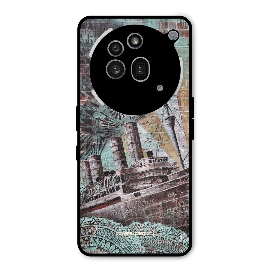 Dream Ship Metal Back Case for Nothing Phone 3a Pro