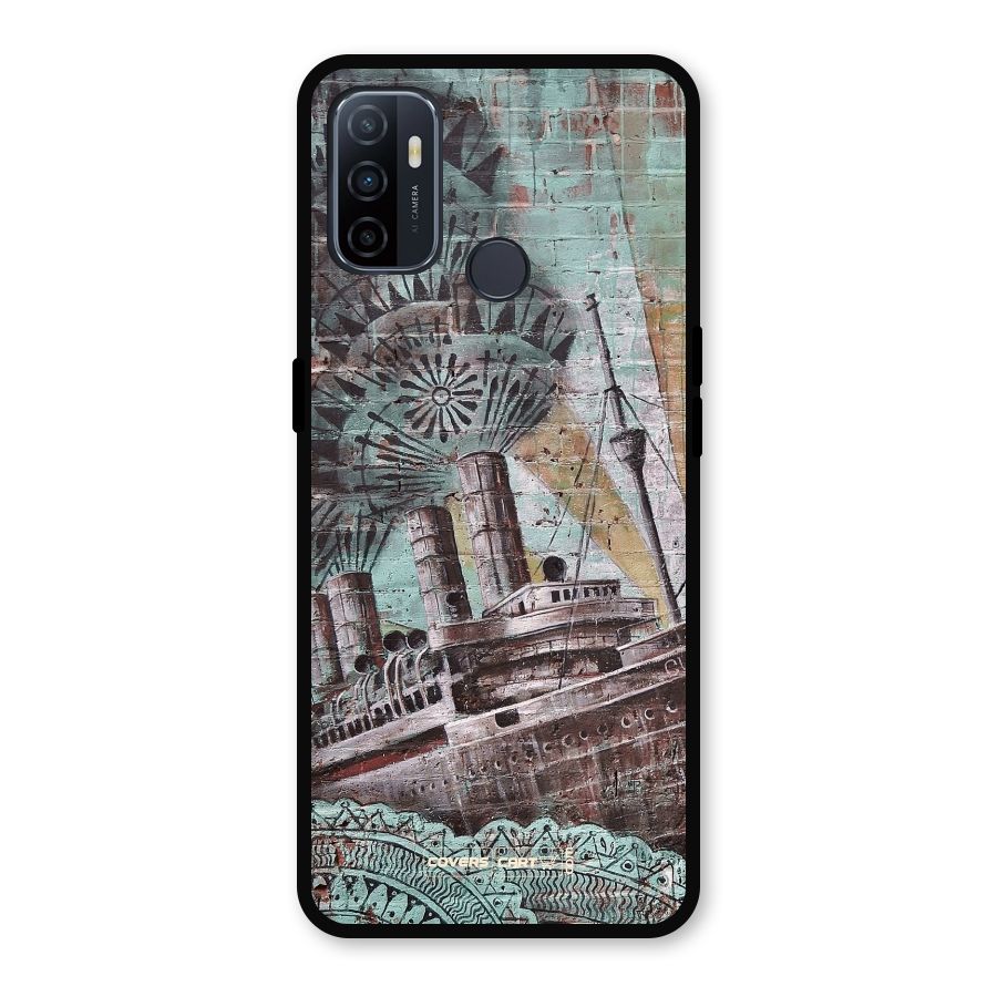 Dream Ship Metal Back Case for Oppo A53