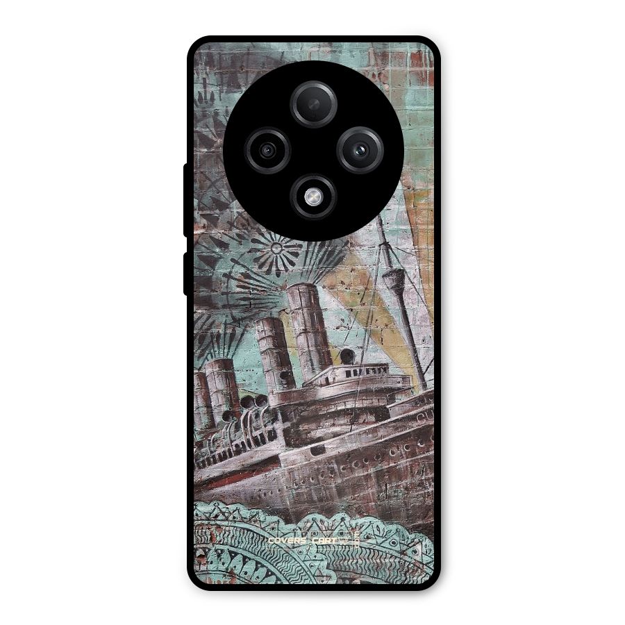 Dream Ship Metal Back Case for Oppo F27 Pro Plus