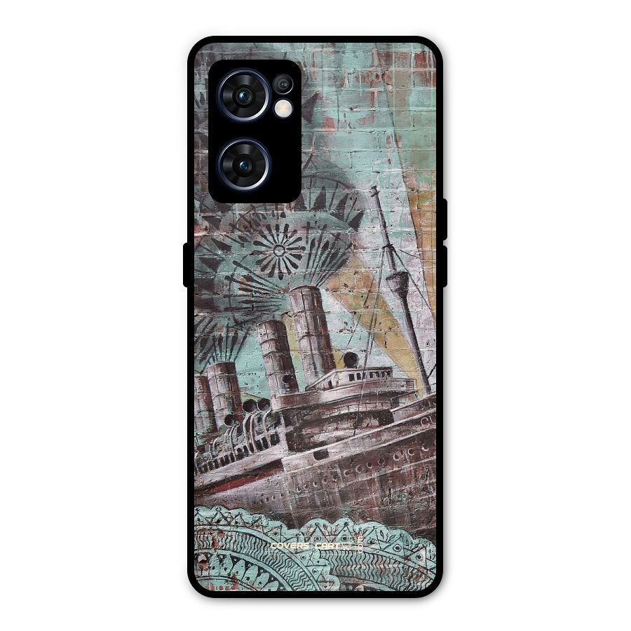 Dream Ship Metal Back Case for Oppo Reno7 5G