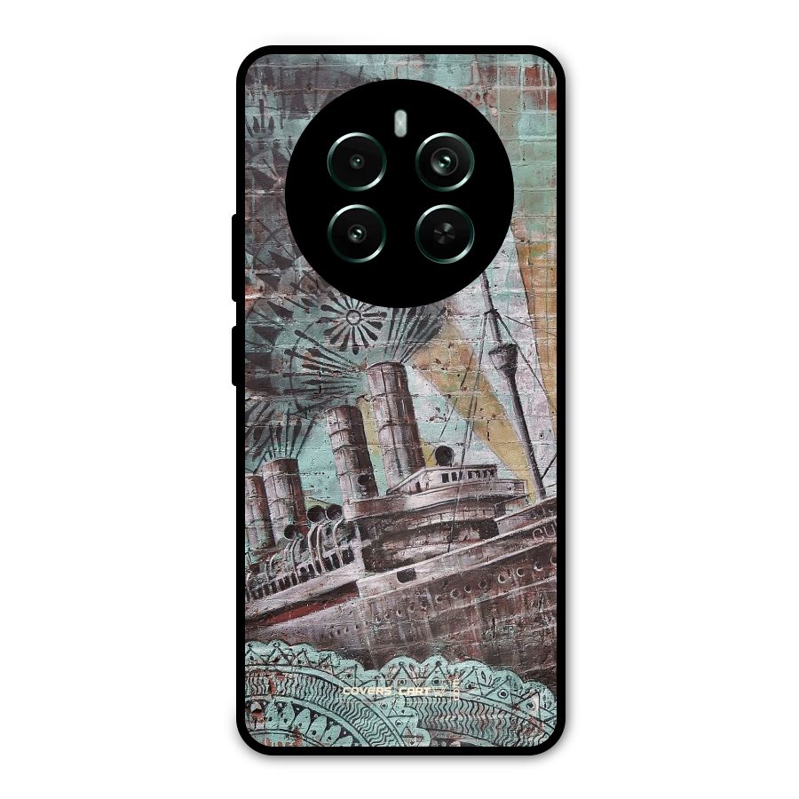 Dream Ship Metal Back Case for Realme 12 Plus