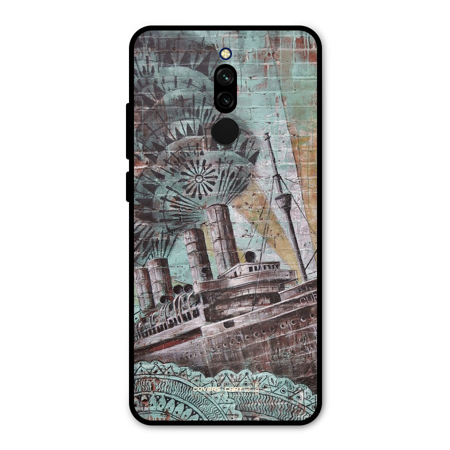 Dream Ship Metal Back Case for Redmi 8