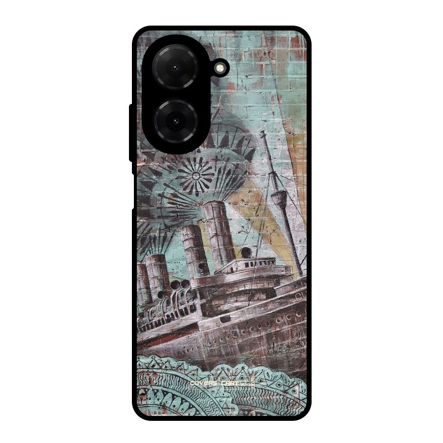 Dream Ship Metal Back Case for Redmi A5 4G