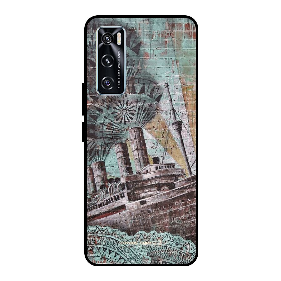 Dream Ship Metal Back Case for Vivo V20 SE