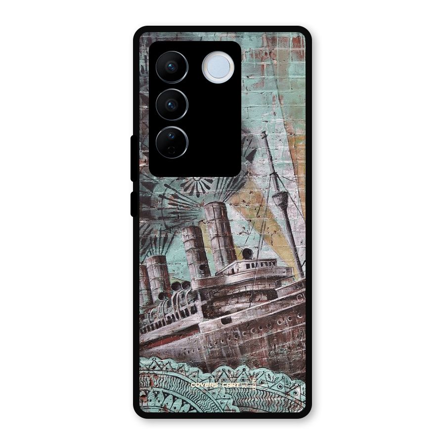 Dream Ship Metal Back Case for Vivo V27