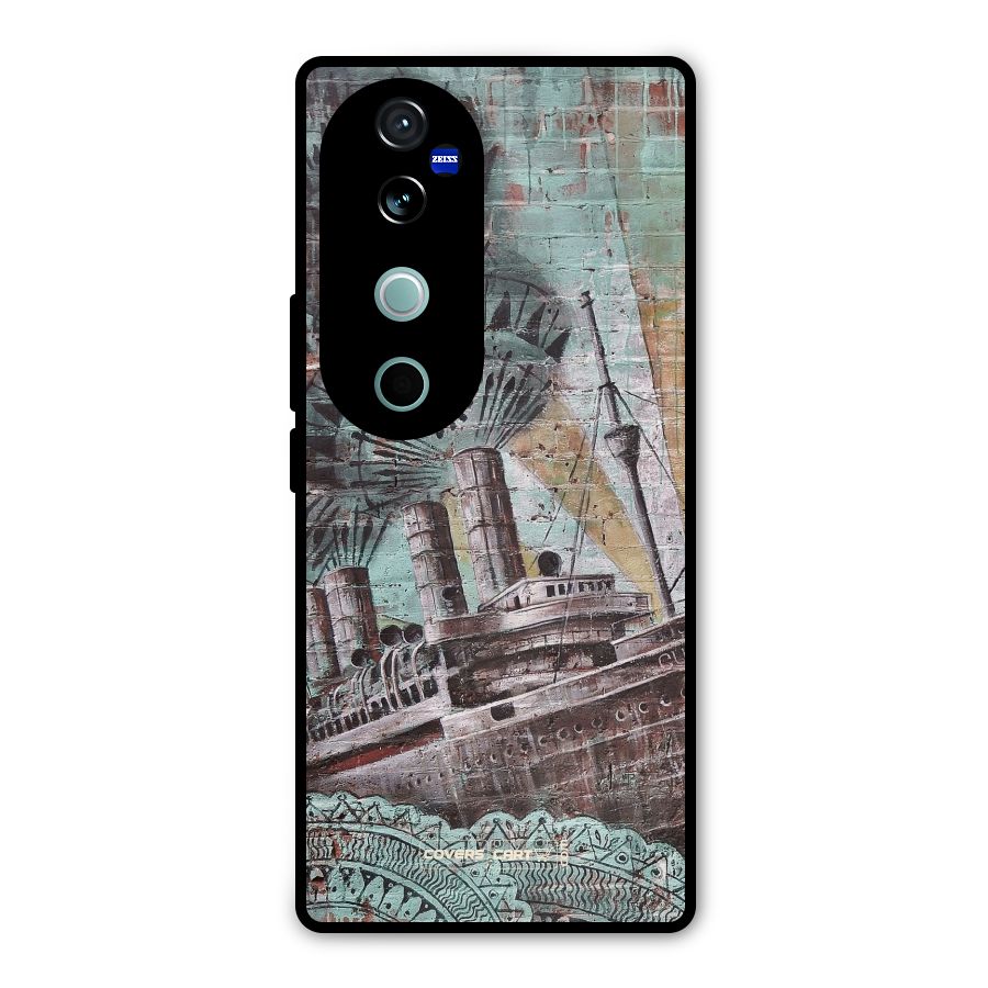 Dream Ship Metal Back Case for Vivo V40