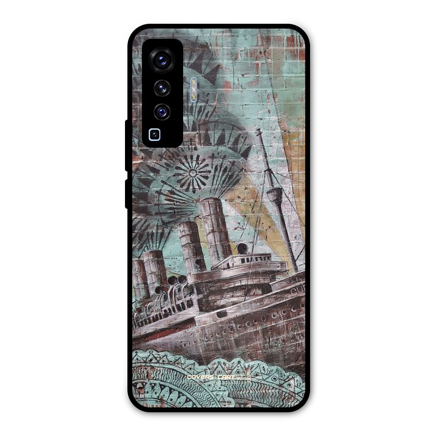 Dream Ship Metal Back Case for Vivo X50