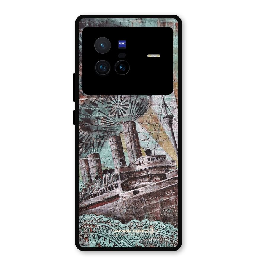 Dream Ship Metal Back Case for Vivo X80