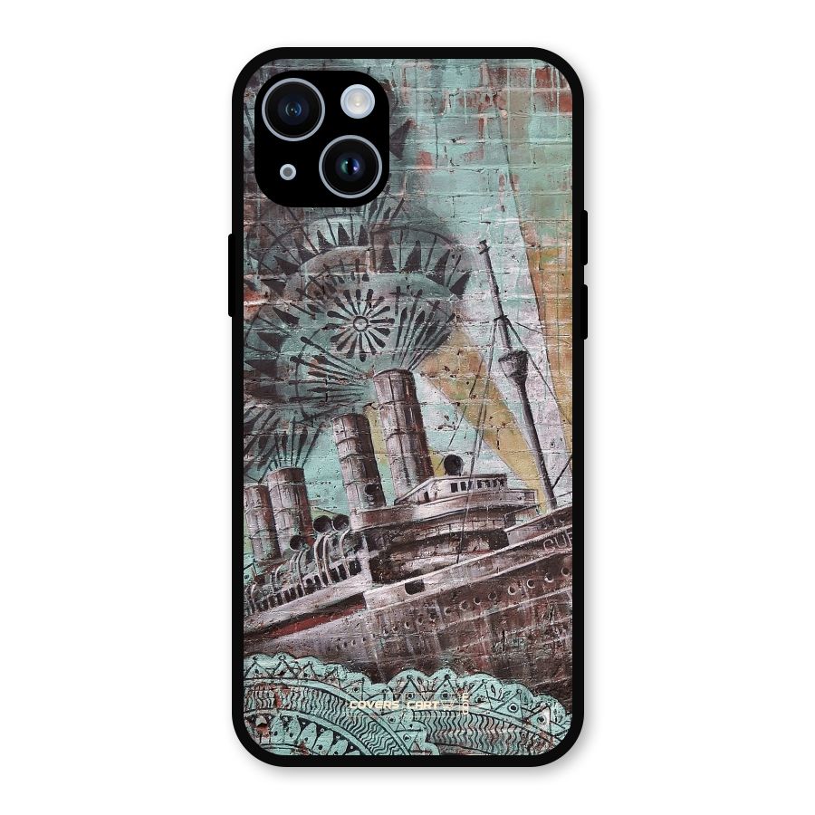 Dream Ship Metal Back Case for iPhone 14