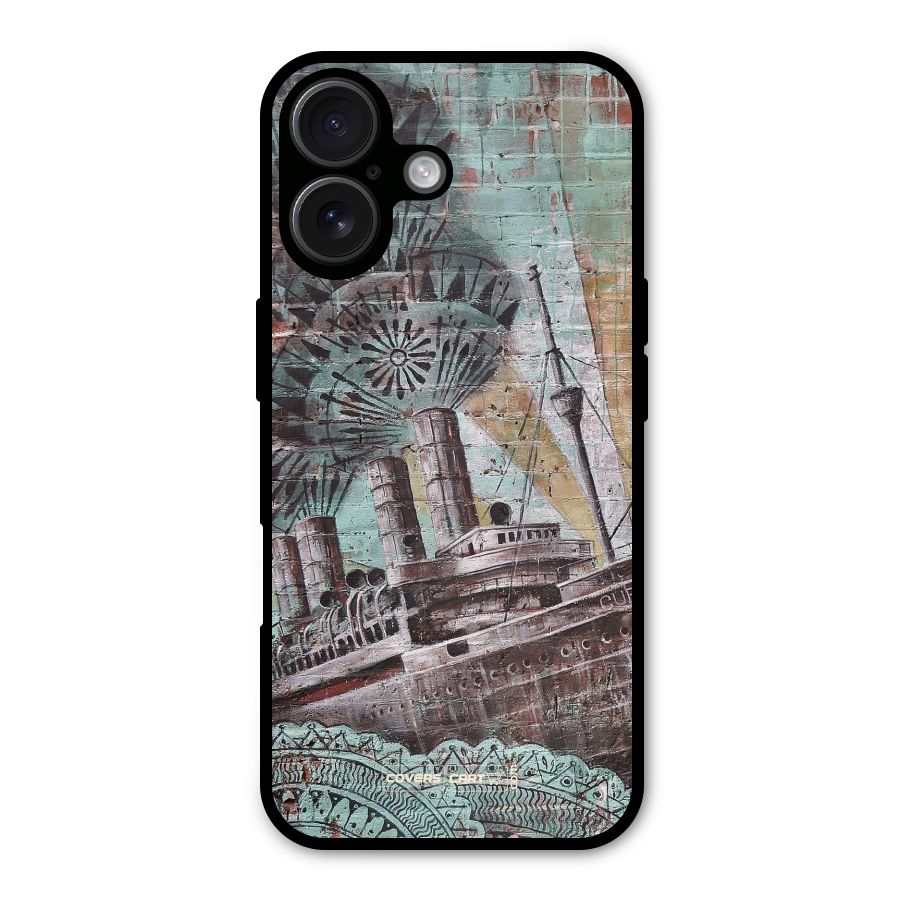 Dream Ship Metal Back Case for iPhone 16