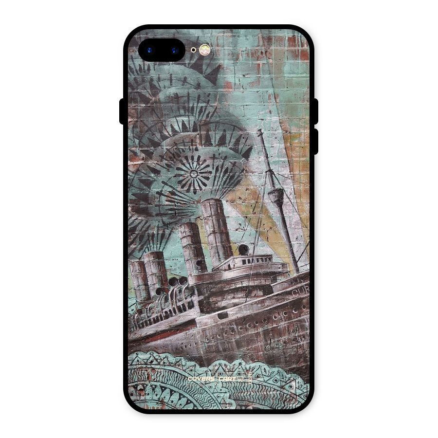 Dream Ship Metal Back Case for iPhone 8 Plus