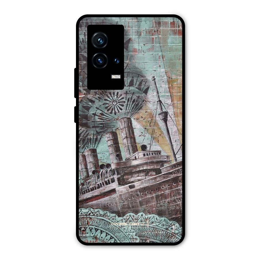 Dream Ship Metal Back Case for iQOO 9 5G
