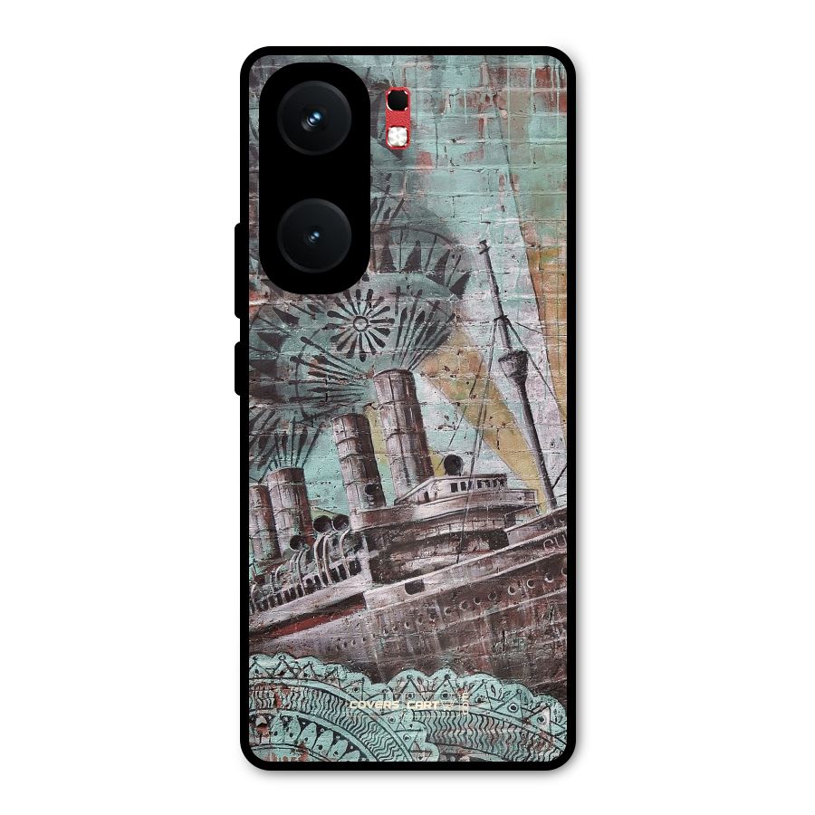 Dream Ship Metal Back Case for iQOO Neo 9 Pro