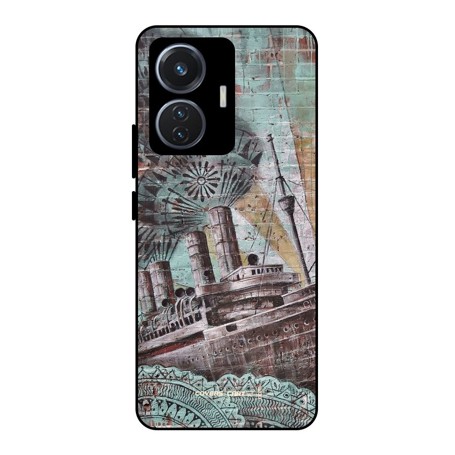 Dream Ship Metal Back Case for iQOO Z6 44W