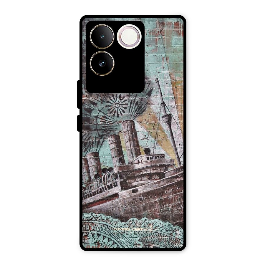 Dream Ship Metal Back Case for iQOO Z7 Pro