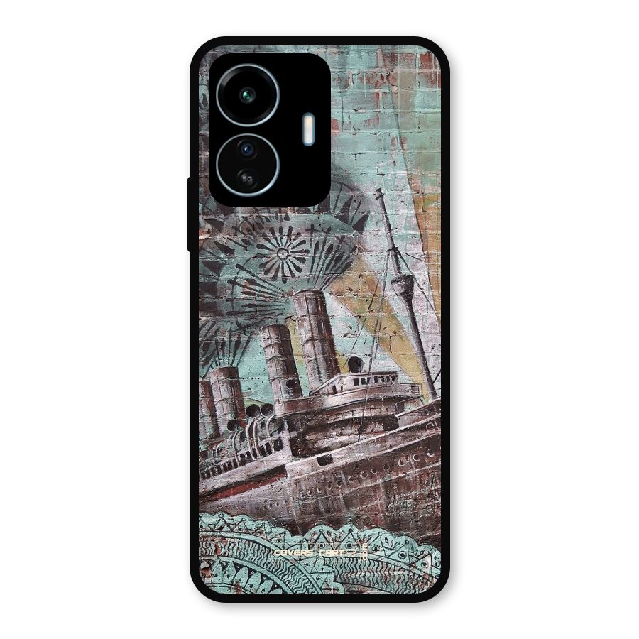 Dream Ship Metal Back Case for vivo iQOO Z6 Lite 5G