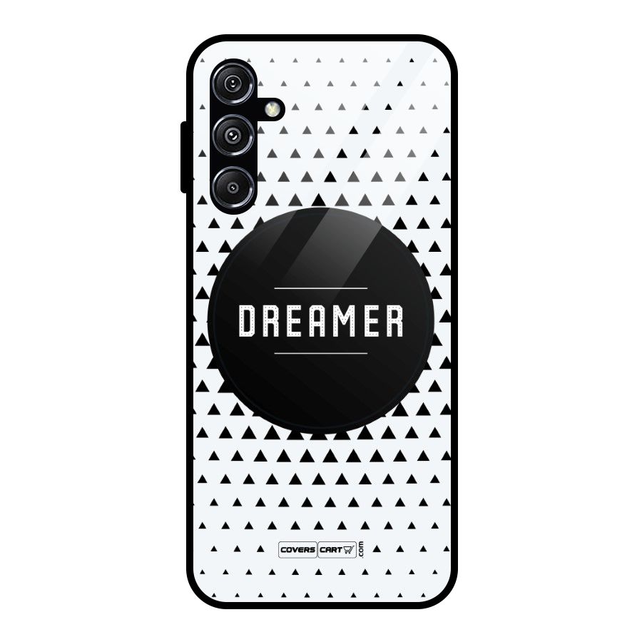 Dreamer Minimalist Glass Back Case for Galaxy M34 5G