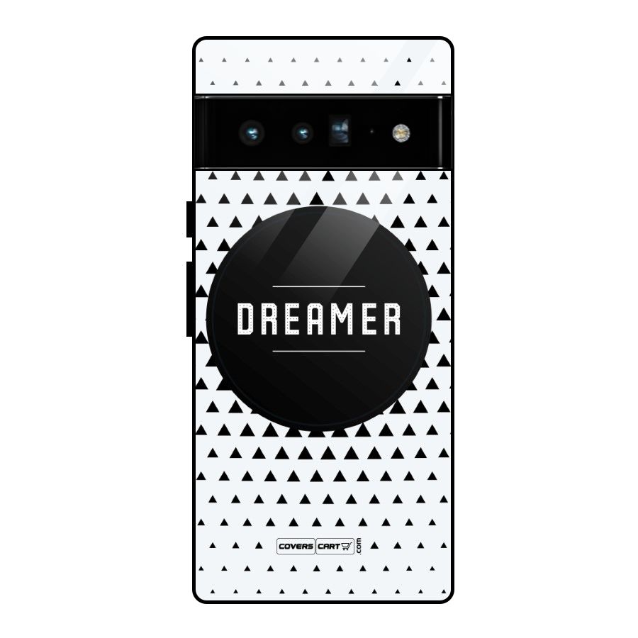 Dreamer Minimalist Glass Back Case for Google Pixel 6 Pro