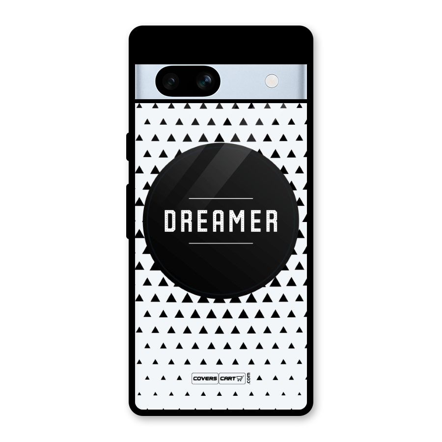 Dreamer Minimalist Glass Back Case for Google Pixel 7a