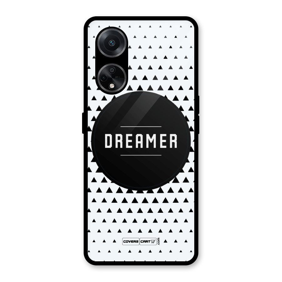 Dreamer Minimalist Glass Back Case for Oppo F23
