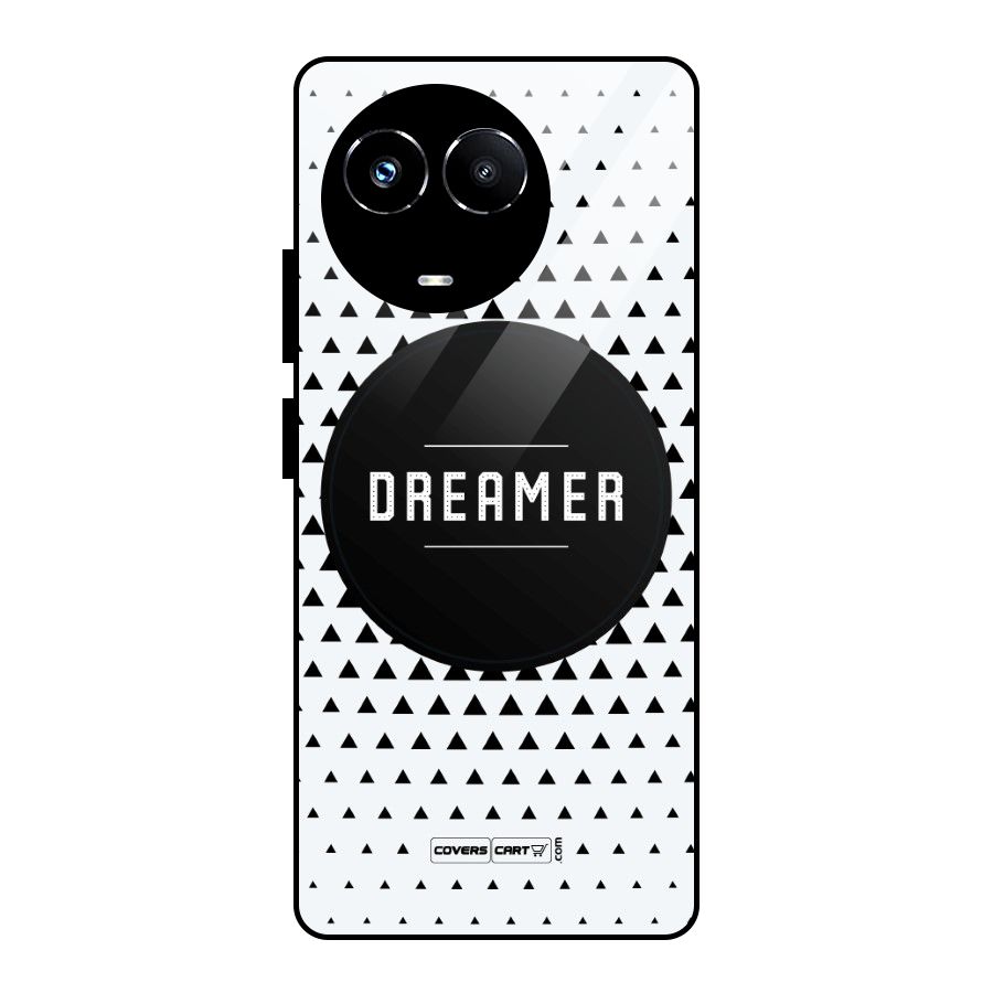 Dreamer Minimalist Glass Back Case for Realme 11X