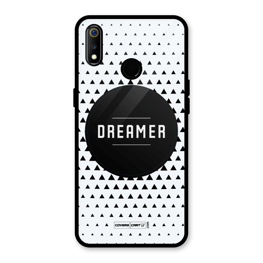 Dreamer Minimalist Glass Back Case for Realme 3i