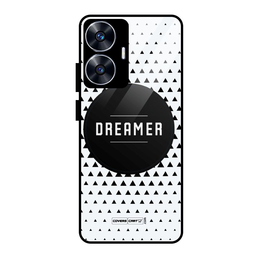 Dreamer Minimalist Glass Back Case for Realme Narzo N55