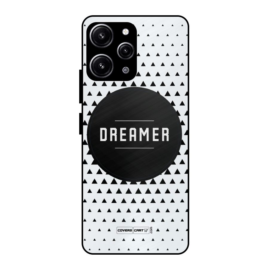 Dreamer Minimalist Glass Back Case for Redmi 12 4G