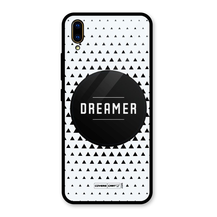 Dreamer Minimalist Glass Back Case for Vivo V11 Pro