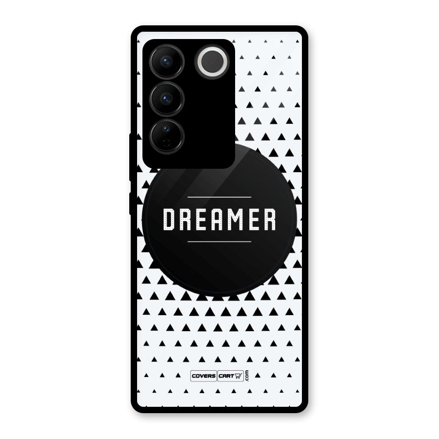 Dreamer Minimalist Glass Back Case for Vivo V27