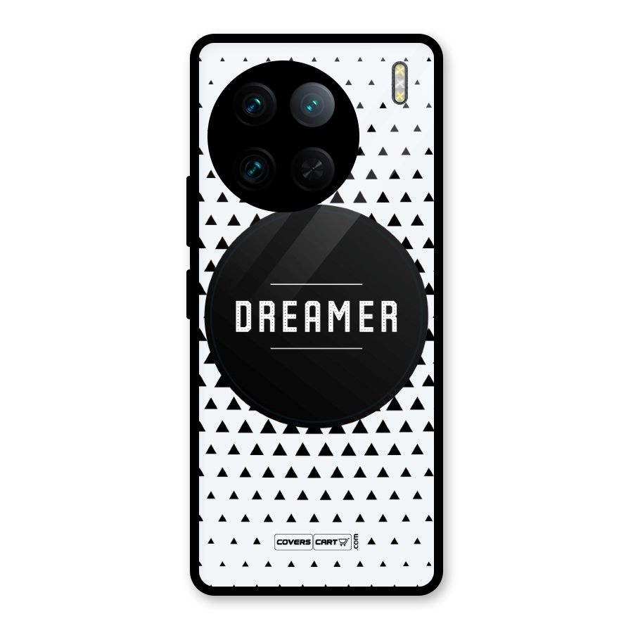 Dreamer Minimalist Glass Back Case for Vivo X90 Pro