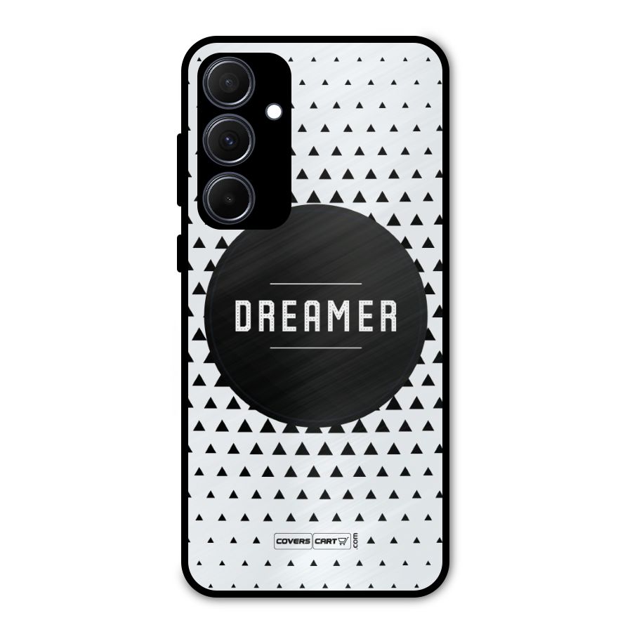 Dreamer Minimalist Metal Back Case for Galaxy A35