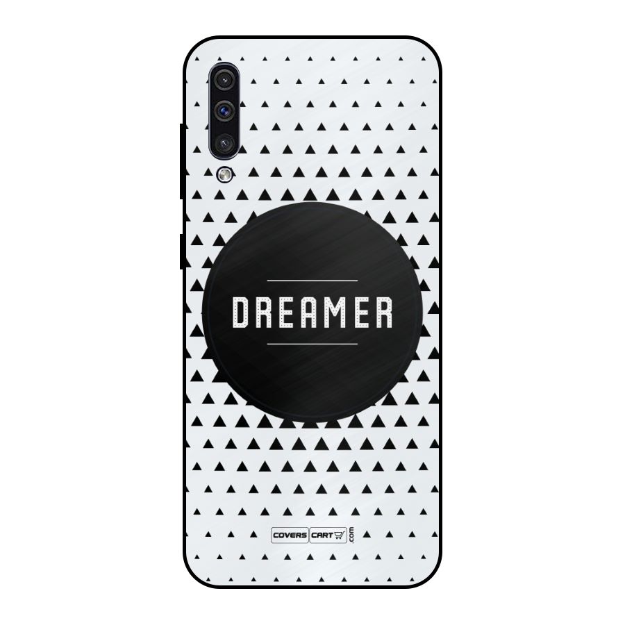 Dreamer Minimalist Metal Back Case for Galaxy A50