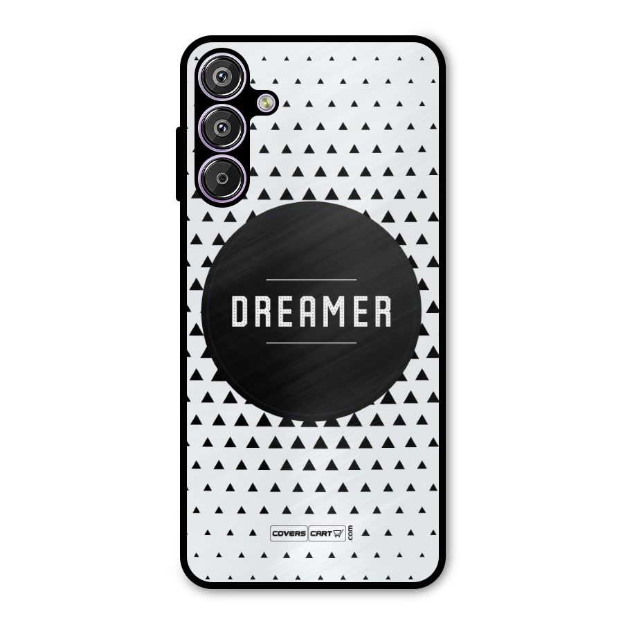 Dreamer Minimalist Metal Back Case for Galaxy F15