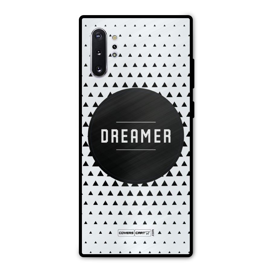 Dreamer Minimalist Metal Back Case for Galaxy Note 10 Plus