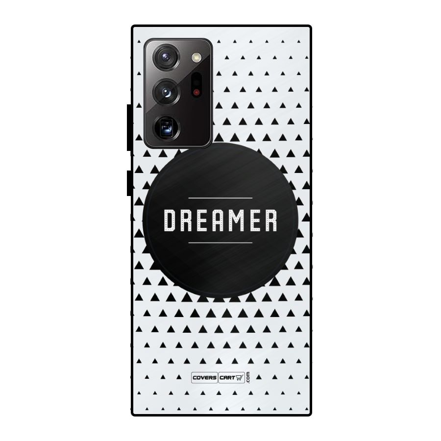 Dreamer Minimalist Metal Back Case for Galaxy Note 20 Ultra