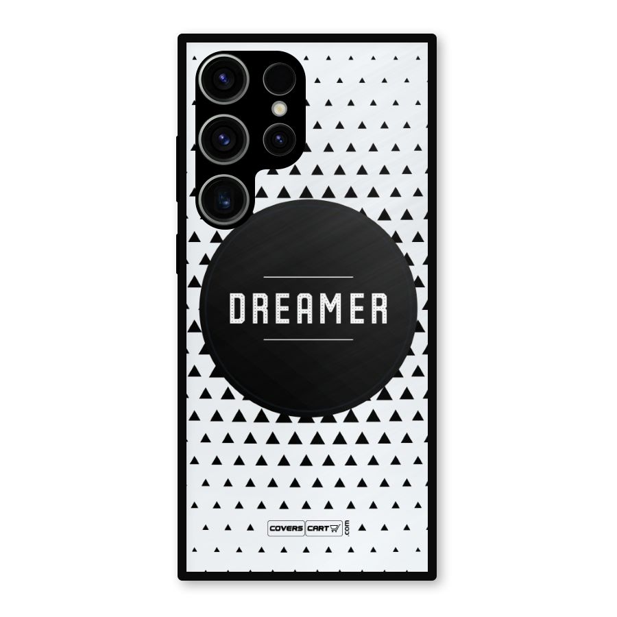 Dreamer Minimalist Metal Back Case for Galaxy S23 Ultra