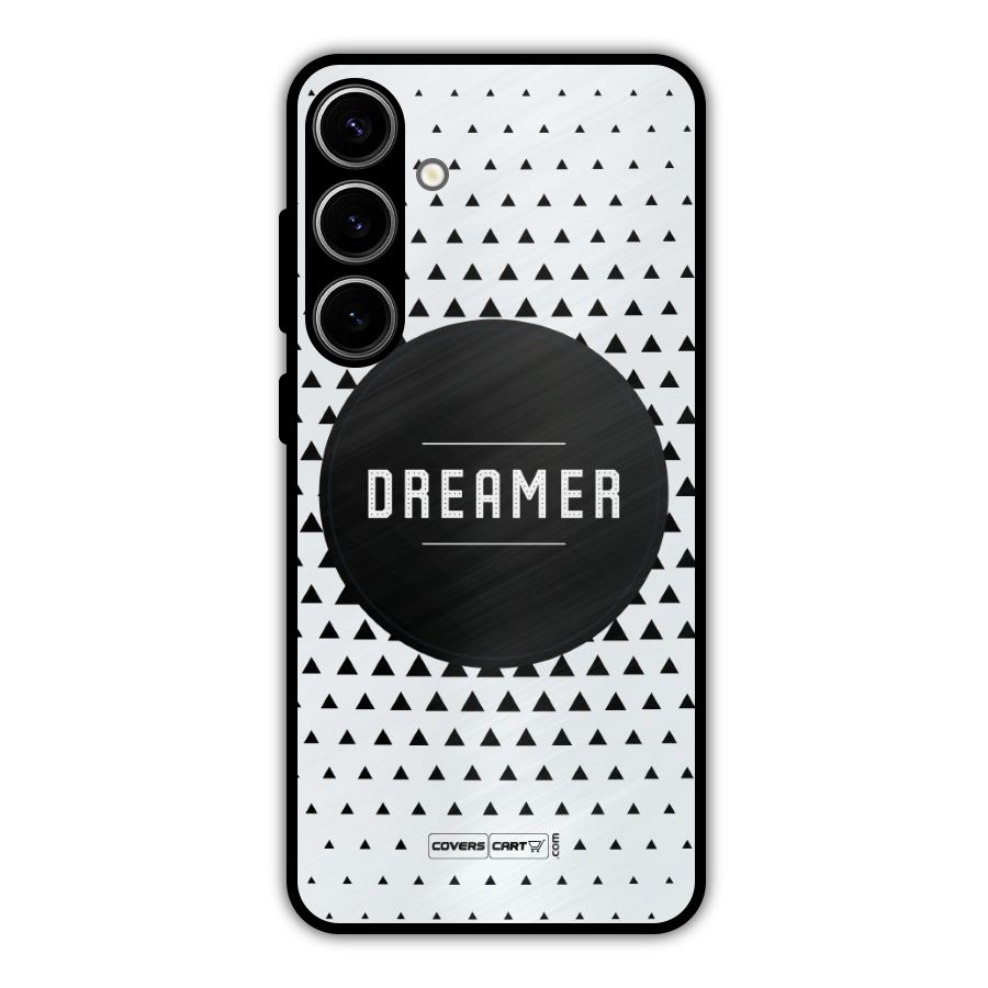 Dreamer Minimalist Metal Back Case for Galaxy S24 Plus