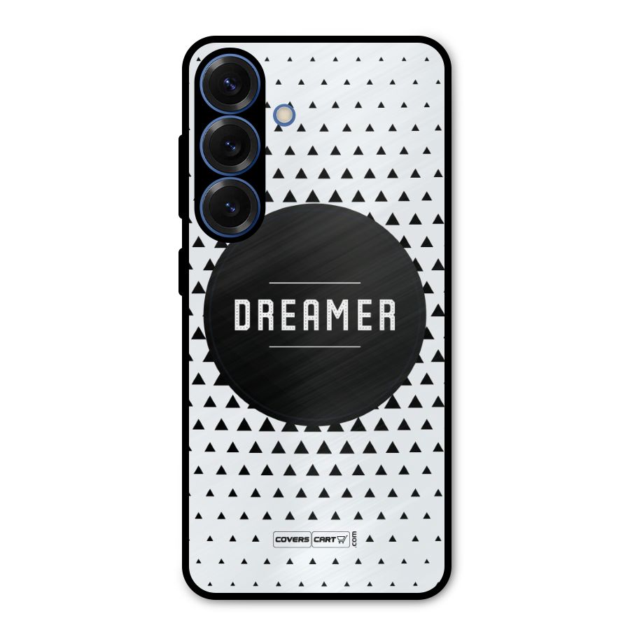 Dreamer Minimalist Metal Back Case for Galaxy S25