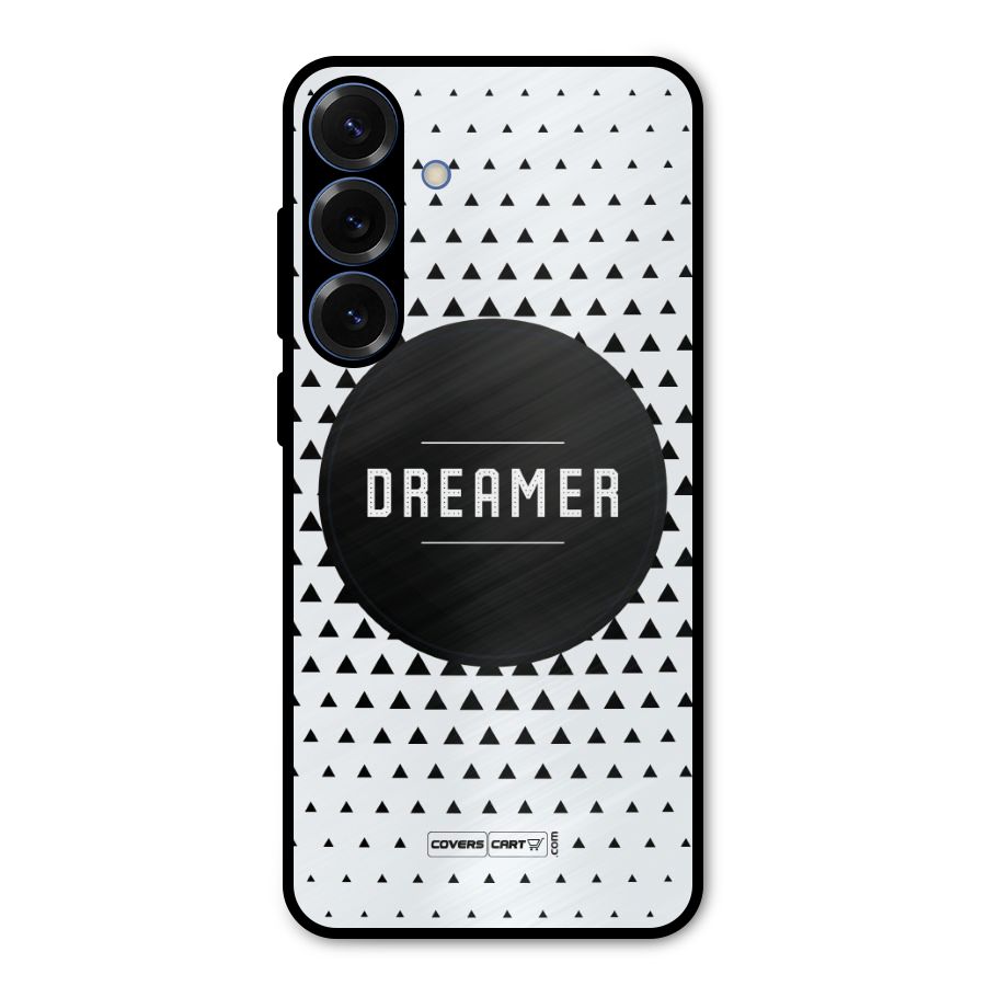 Dreamer Minimalist Metal Back Case for Galaxy S25 Plus