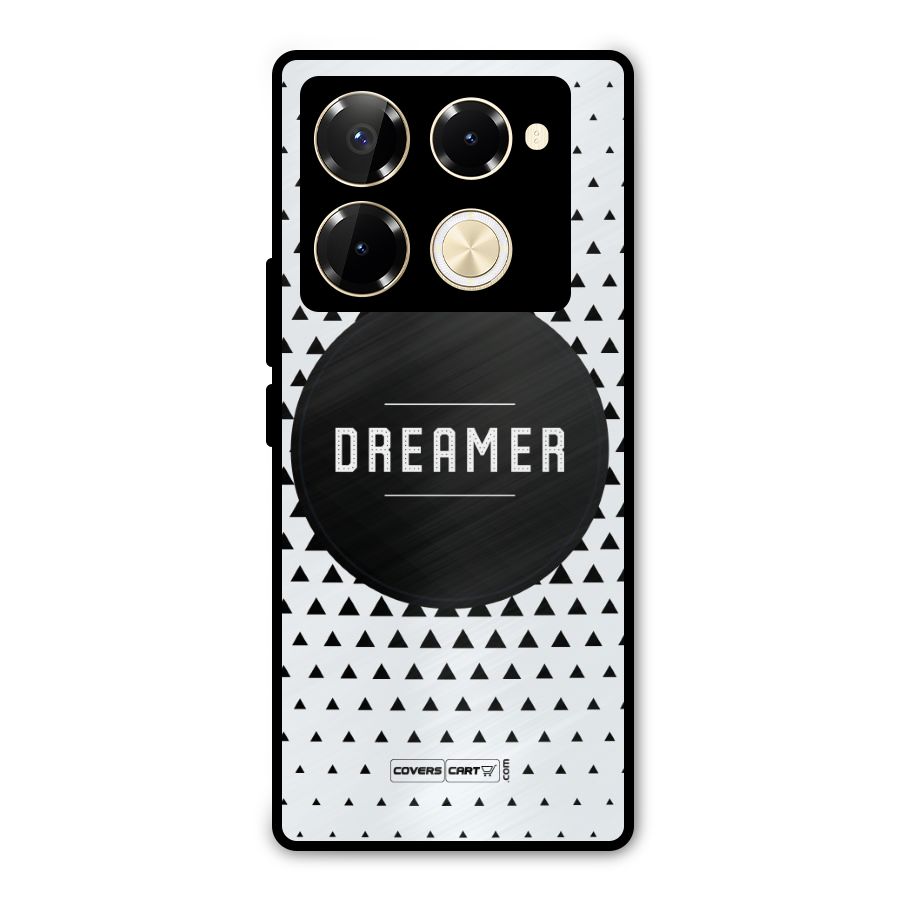 Dreamer Minimalist Metal Back Case for Infinix Note 40 Pro Plus