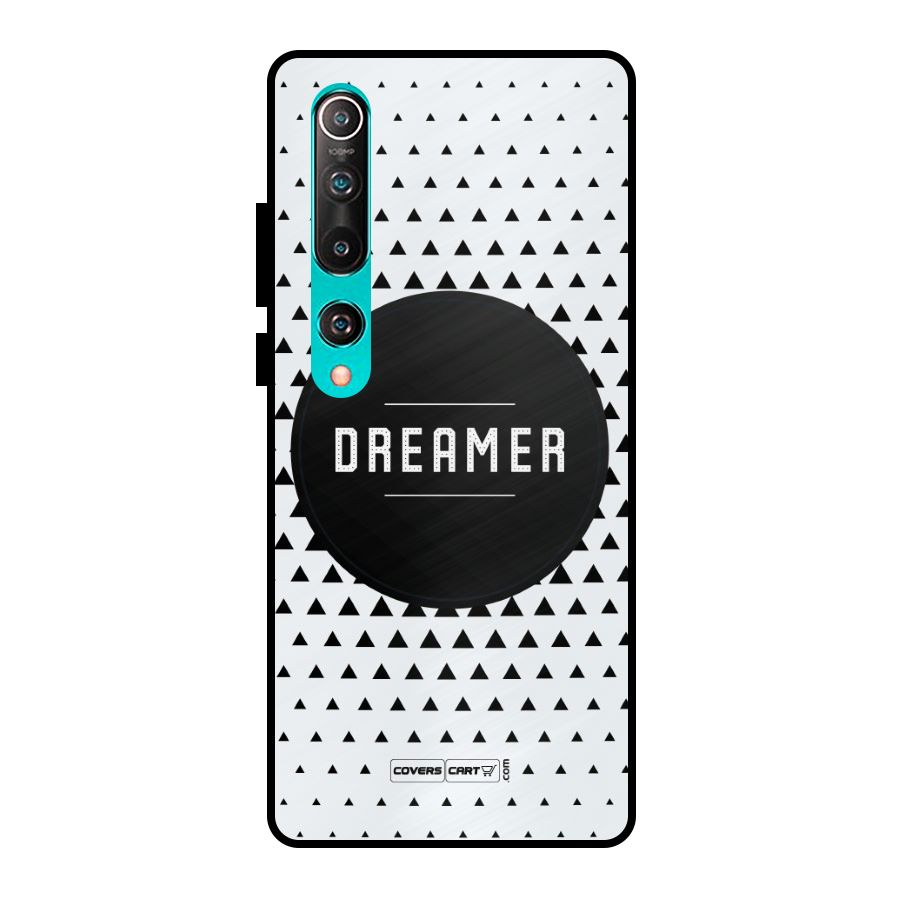 Dreamer Minimalist Metal Back Case for Mi 10