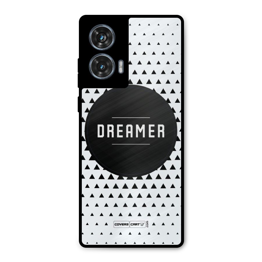 Dreamer Minimalist Metal Back Case for Motorola Edge 50 Fusion