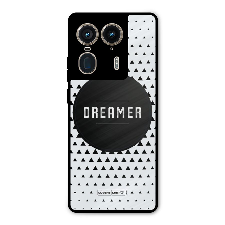Dreamer Minimalist Metal Back Case for Motorola Edge 50 Ultra