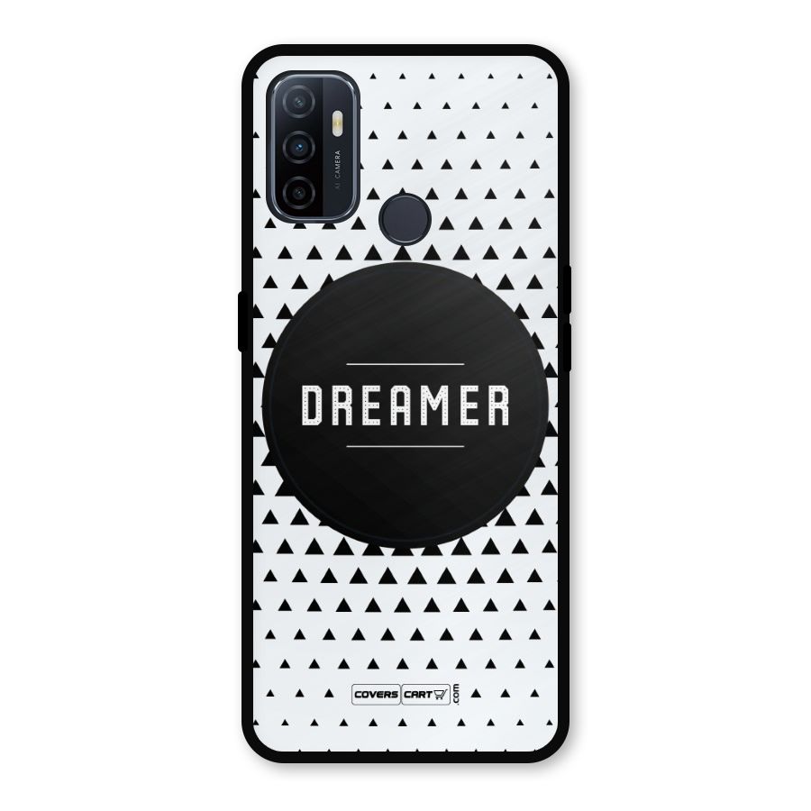 Dreamer Minimalist Metal Back Case for Oppo A53
